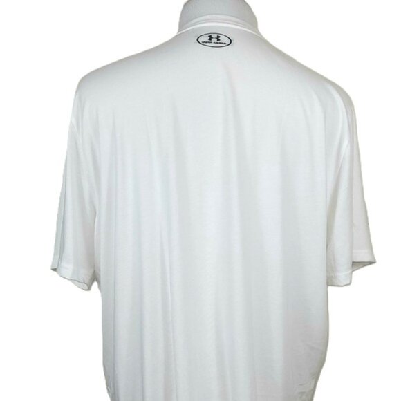 Under Armour HeatGear Loose Fit Men's Tee NWT 2XL White Performance - Picture 3 of 8